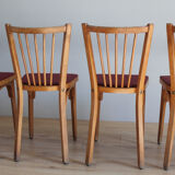 Set of 4 Chairs Bistrot Baumann