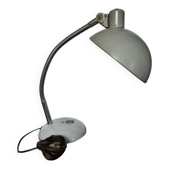 Manufrance grey desk lamp, 1950s