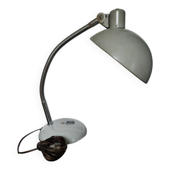 Manufrance gray desk lamp, 1950s
