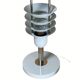 Pair danish scandinavian space age architectural table lamps