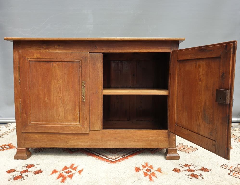 Norman countryside buffet in solid cherry wood nineteenth
