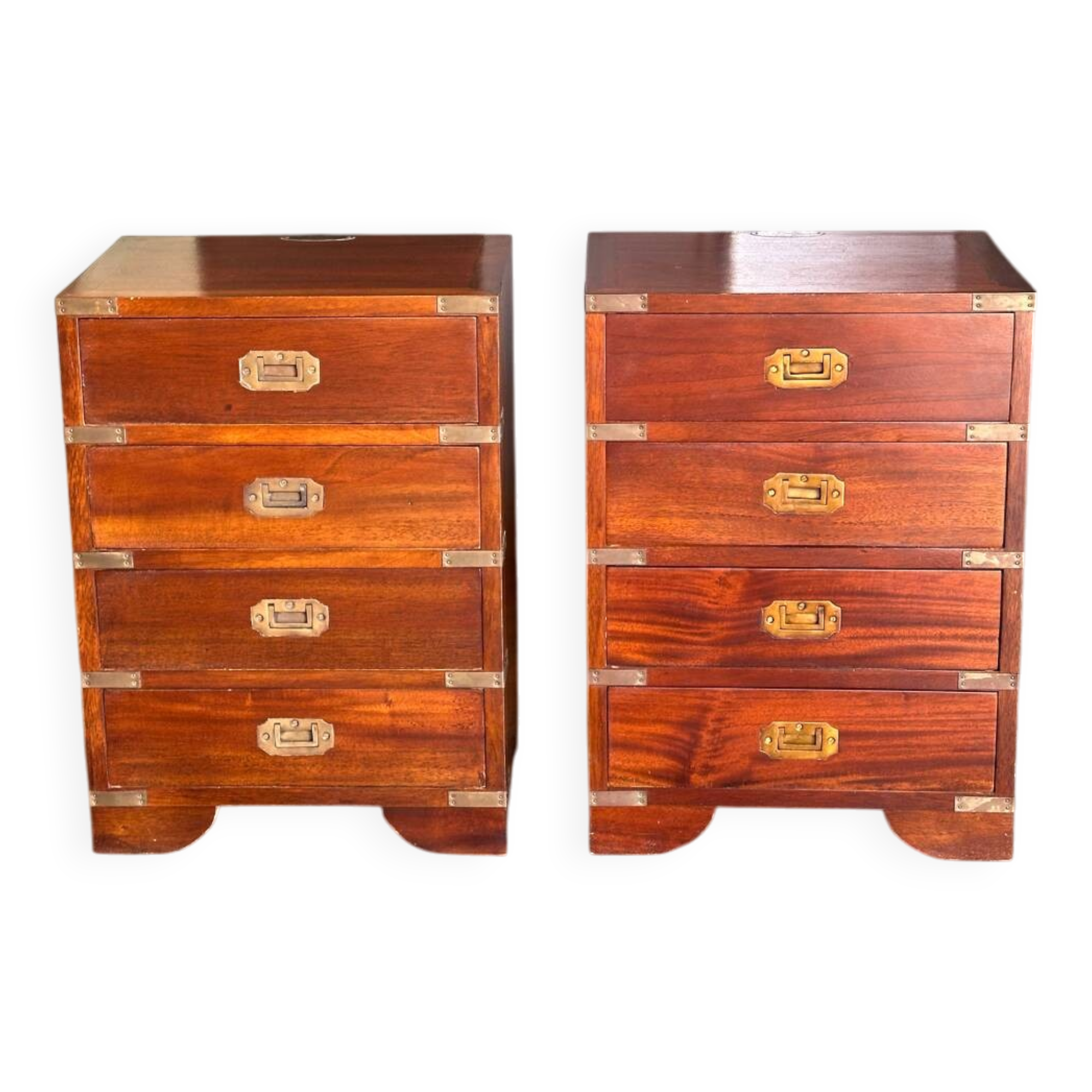 2 marine chests of drawers
