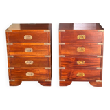 2 marine chests of drawers