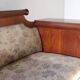 Vintage Oak Sofa / Couch, Antique Empire Danish Craftmanship 1880-1910s