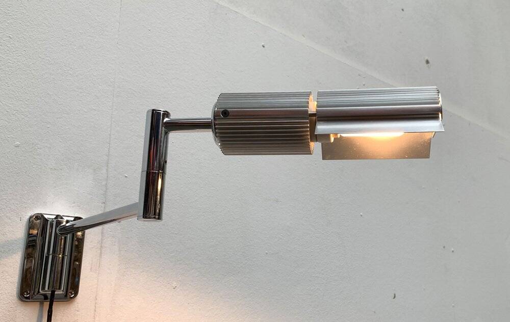 Vintage Space Age Wall Lamp Haloprofil by V. Frauenknecht for Swisslamps International, 1970s