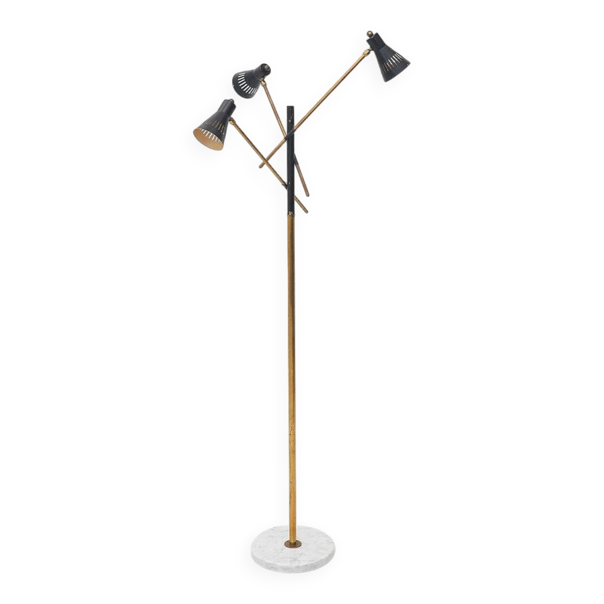 Three-armed floor lamp, 1950s