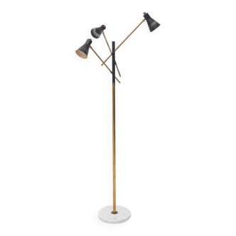 Three-armed floor lamp, 1950s
