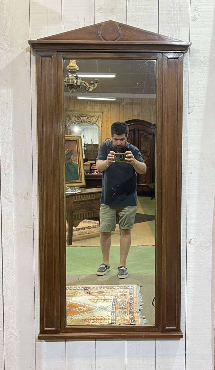 1930s Mahogany Mirror - 1.55m x 76cm