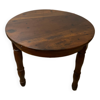 Table à bandeau en noyer