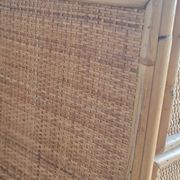 Commode en rotin années 70 vintage