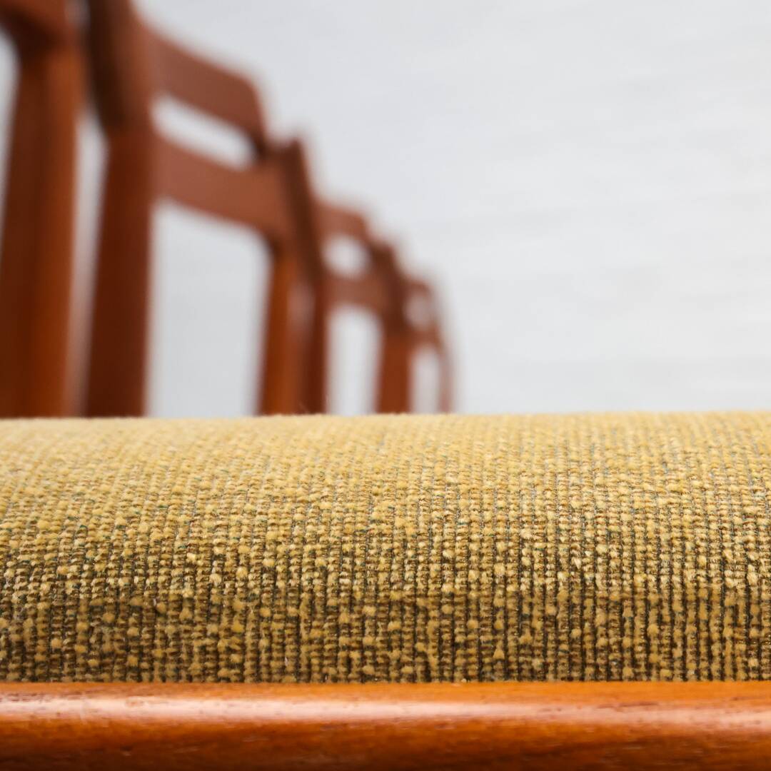 4 chaises de salle à manger par HW Klein pour Bramin, années 1960