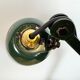 Industrial Green Enamel Adjustable Table Lamp, 1960s