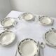 Set of 6 deep plates - Holly Model - HB&M Earthenware - 1900