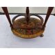 Bar globe terrestre vintage mappemonde en bois avec roulettes