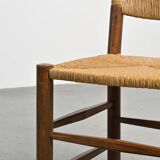 Paire de chaises modèle Bauche par Charlotte Perriand, circa 1950