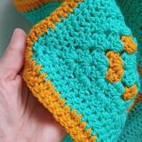 Crochet plaid, Granny squares