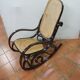 Rocking-chair curved wooden