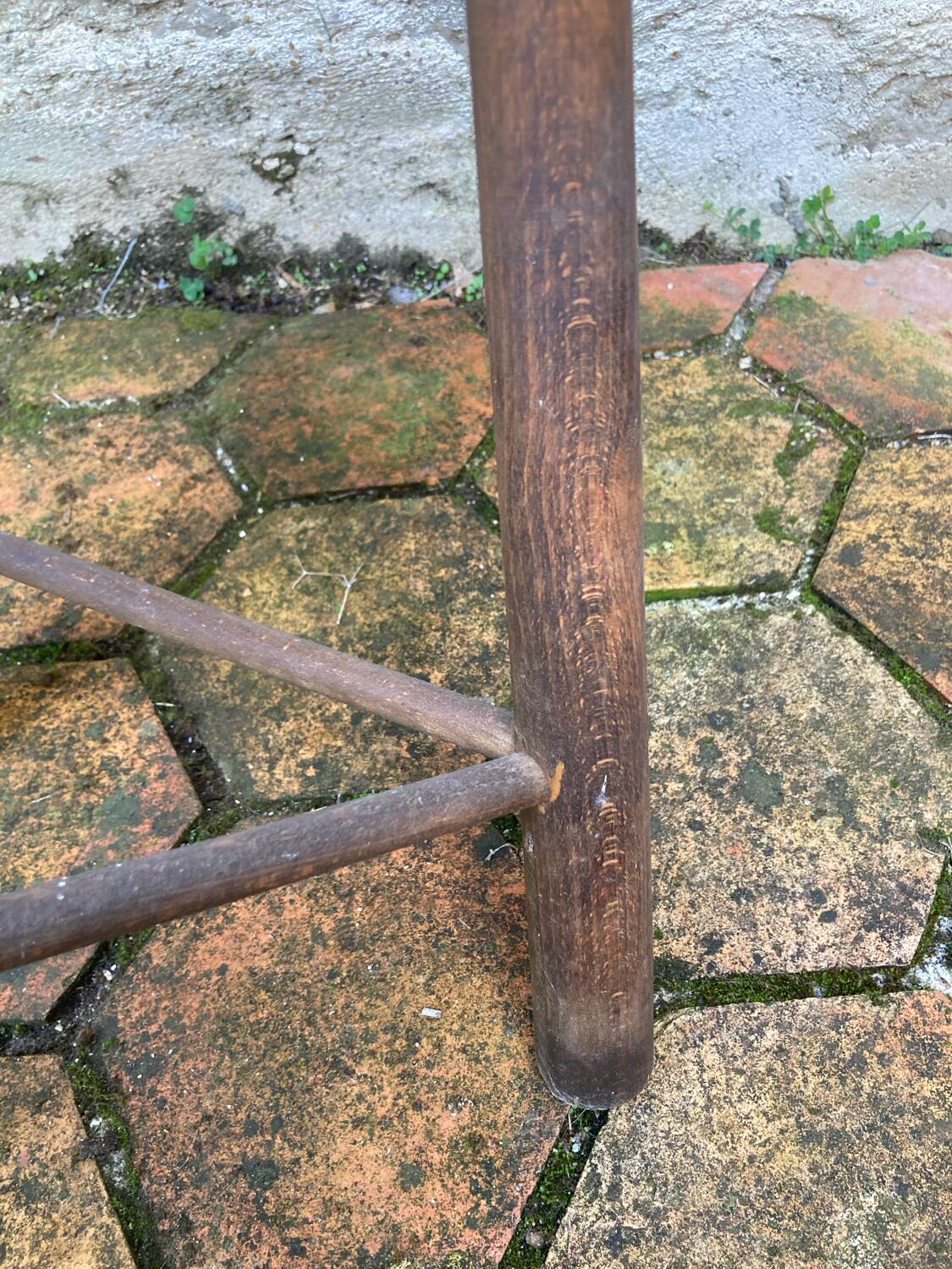 Vintage tripod stool