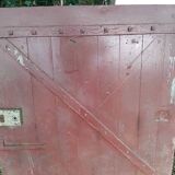 Old wooden door 110x97 cm Vintage