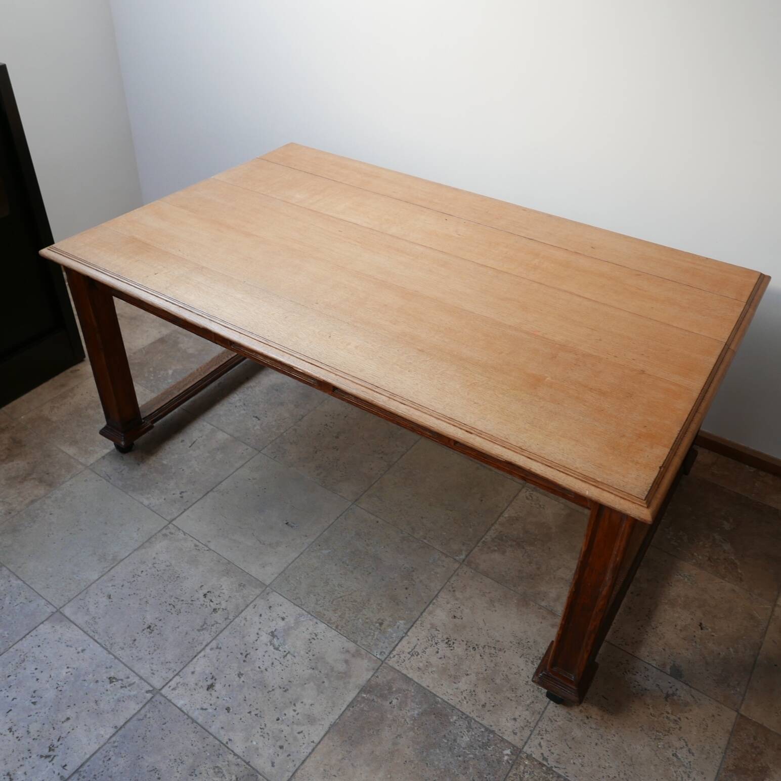 Antique English Oak Refectory Table or Kitchen Island