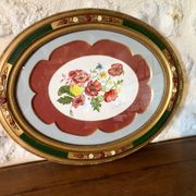 Watercolour old frame Art Nouveau