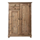 English solid pine wardrobe