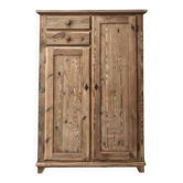 English solid pine wardrobe