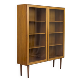 Teak Cabinet with Glass Doors from Omann Jun, 1960s