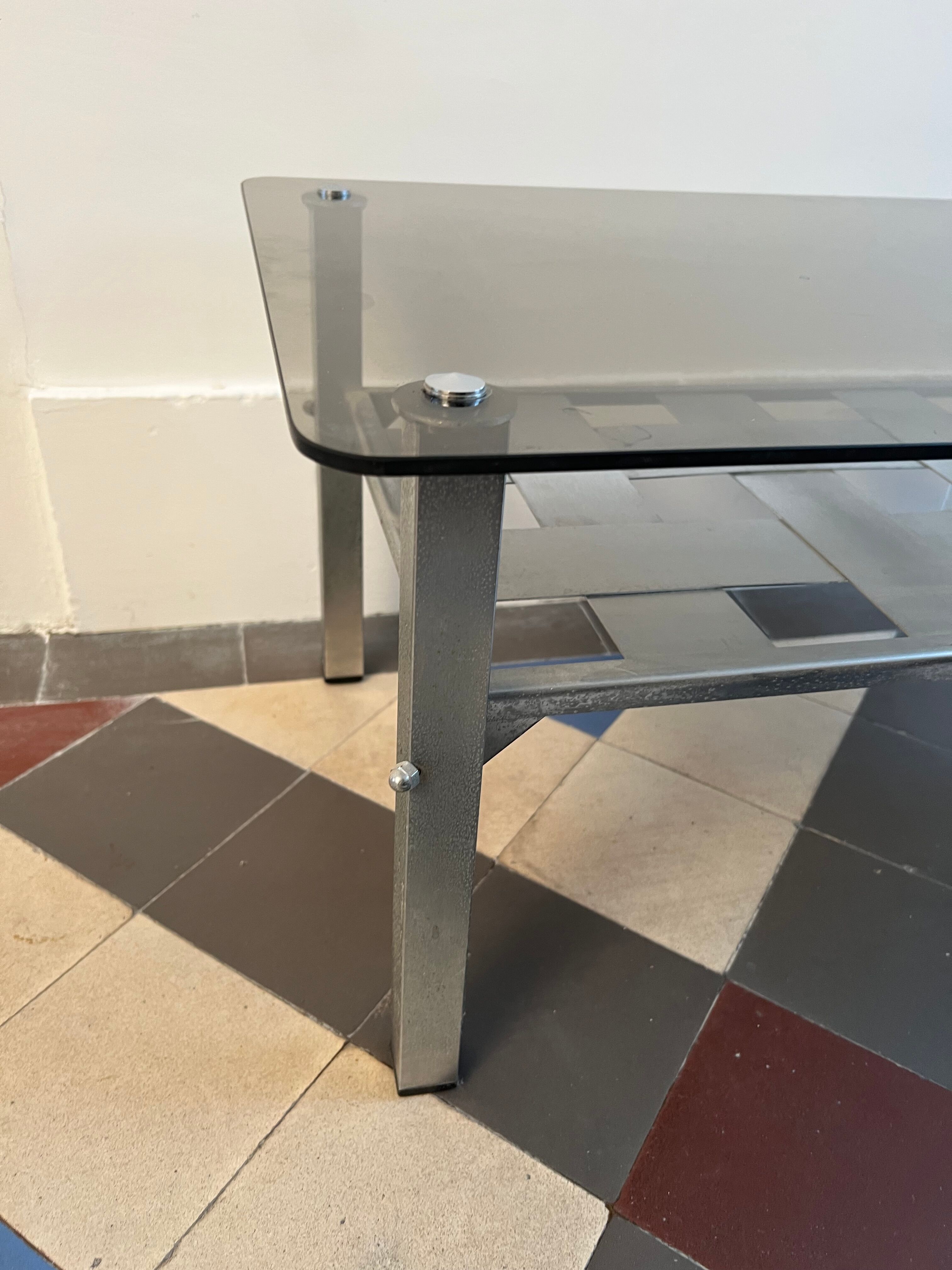 Vintage coffee table design 1970.