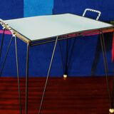 1960 eiffel blue foot extra table