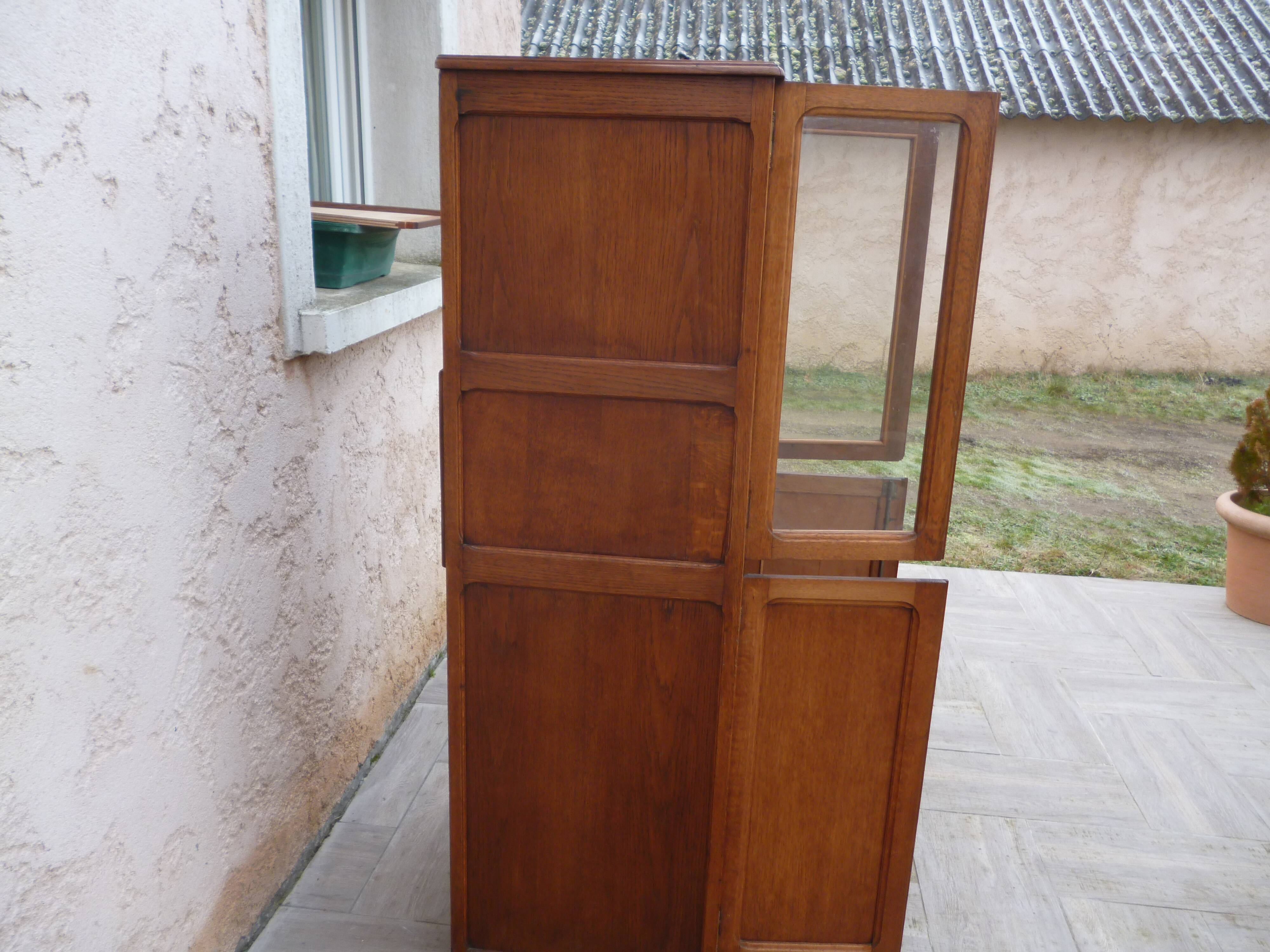 Parisian buffet antique showcase