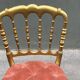 Chaise en bois doré de style Napoléon III
