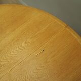 Ash round table, Danish design, 1960s, production: Denmark