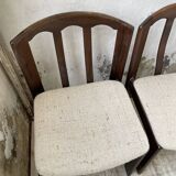 4 Scandinavian mahogany chairs