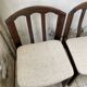 4 Scandinavian mahogany chairs
