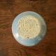 Handcrafted soliflore in blue ceramic signed JS