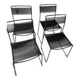 Set of Spaghetti chairs by Giandomenico Belotti
