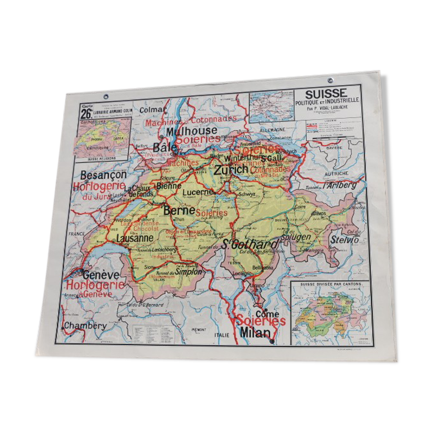 Switzerland school map