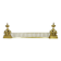 Fireplace bar, fireplace bar, fire bar, fireplace front in gilded bronze