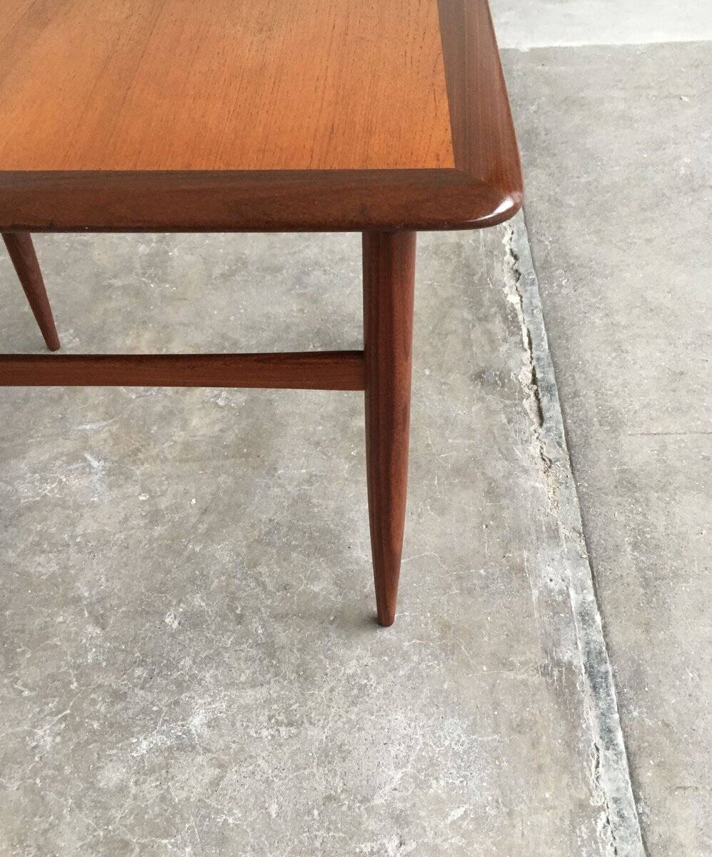 Vintage Swedish teak coffee table from the mid-century by HMB Möbler.