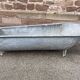 Baignoire adulte zinc galvanisee vintage 1940