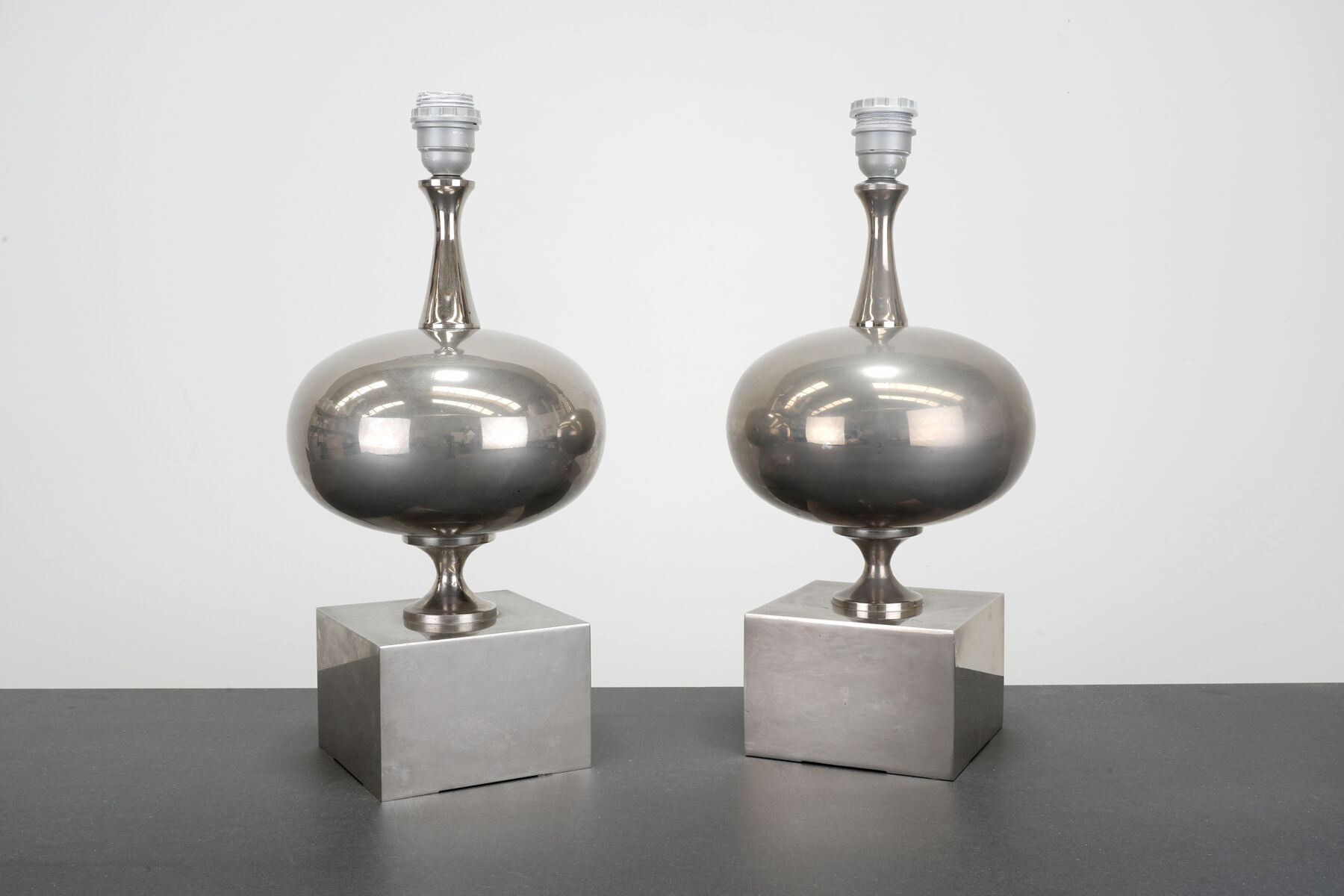 Pair of lamps by Philippe Barbier circa 1970