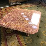 Brocatelle du Jura marble coffee table