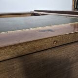 Bureau plat double face en acajou, style Louis XVI – XIXᵉ siècle