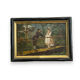 Oil on panel XIXth gallant scene
