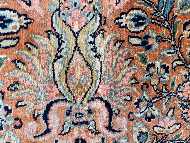Kashmir silk carpet 273x373 cm