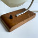 Table lamp art deco bauhaus, Vintage, 30s, Opaline Wood