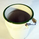 Enamelled metal pot
