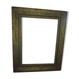 Old golden frame