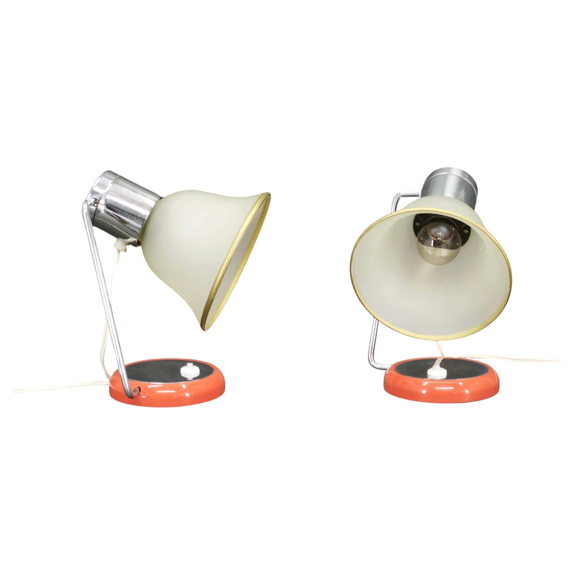 Pair of Drupol Czechoslovak Table Lamps, 1960s